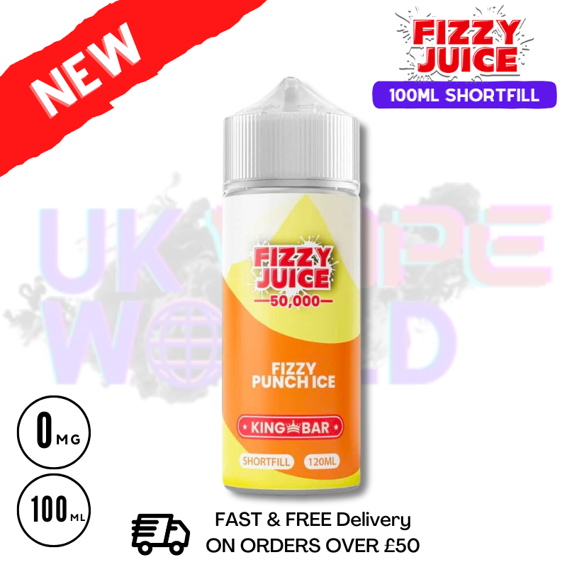 Shop Fizzy Punch Ice Fizzy Juice 100ml E-Liquid - UK Vape World
