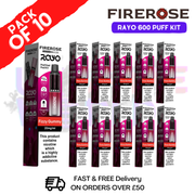 Fizzy gummy Firerose 600 Puff Vape Kits Box of 10 - ukvapeworld