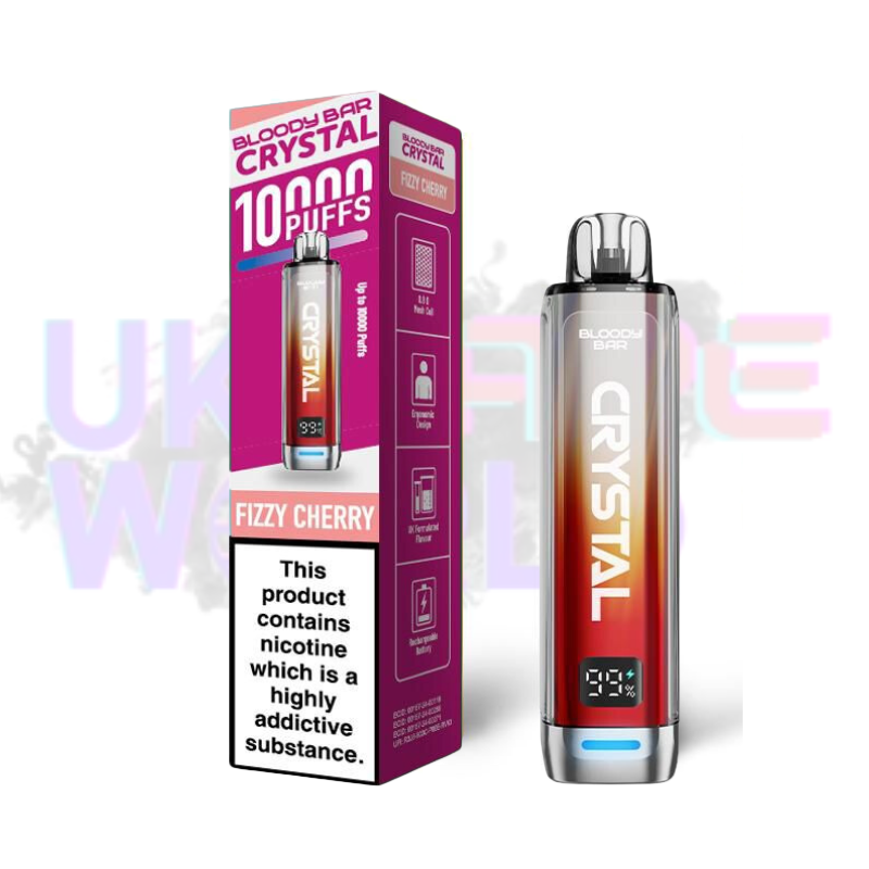 Fizzy Cherry Bloody Bar Crystal - UK Vape World