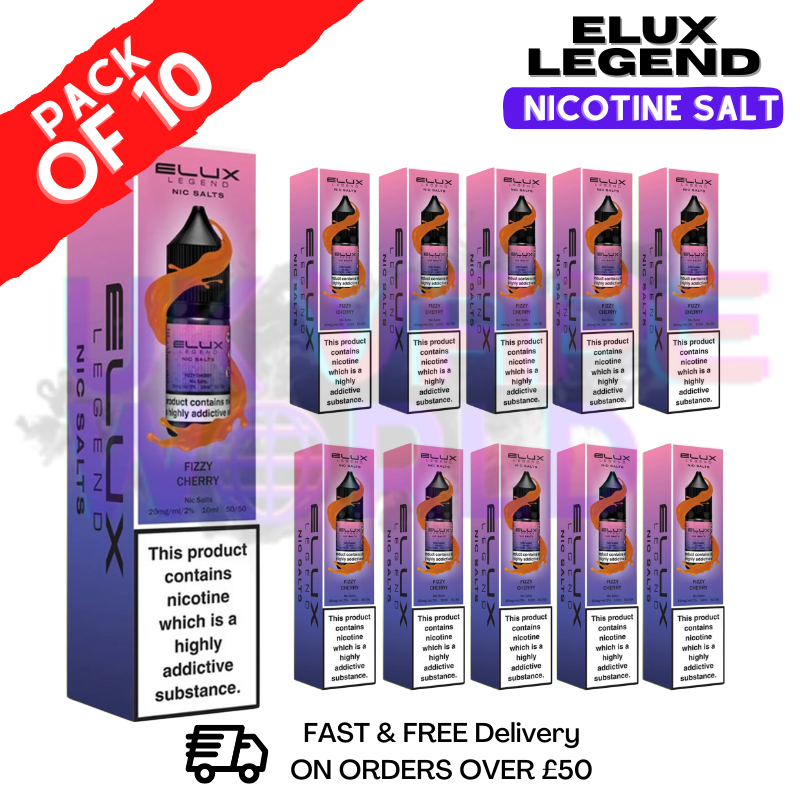Fizzy Cherry Elux Legend Nic Salt BOX OF 10
