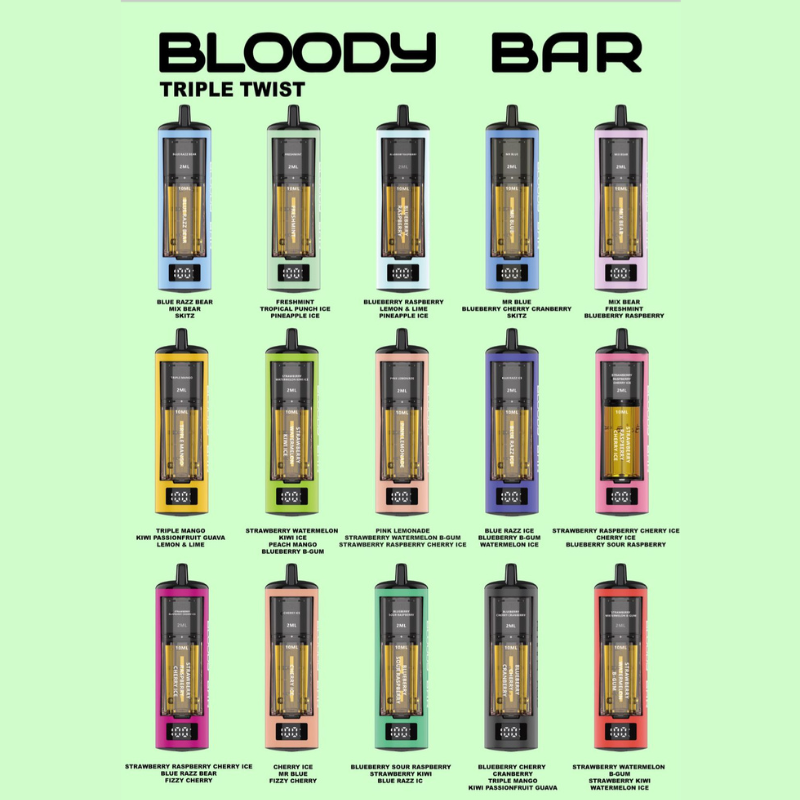 Cherry ICE Bloody Bar 30K Triple-Twist Kit Cherry ICE Bloody Bar 30K Triple-Twist Kit