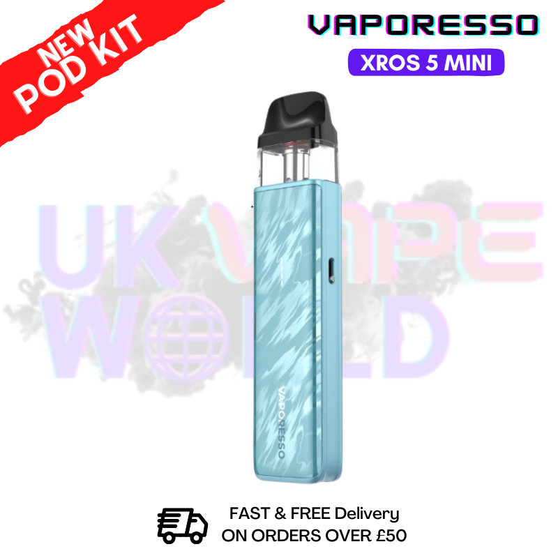 vaporesso xros mini blue light Flowing 5 Pod Kit UWELL's New Masterpiece — Xros Pro 1000mAh Select Flavor ::Blue Raspberry Magic Cotton Ice