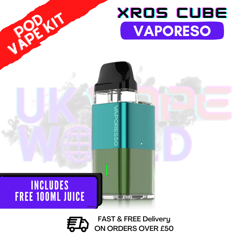 Forest Green Xros Cube Refillable Pod Vape Kit