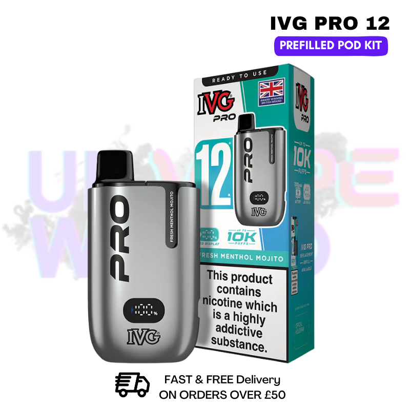Fresh Menthol Mojito IVG Pro12 Prefilled Pod Kit