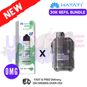 Fresh Mint Hayati 30K Puff Zero Nicotine Vape Kit - ukvapeworld