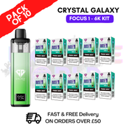 Fresh Mint Crystal Galaxy Focus 6K Kits Box Of 10 - ukvapeworld