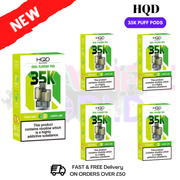 Fresh Mint HQD Glow Air 35K Prefilled Pods Box Of 5 - ukvapeworld