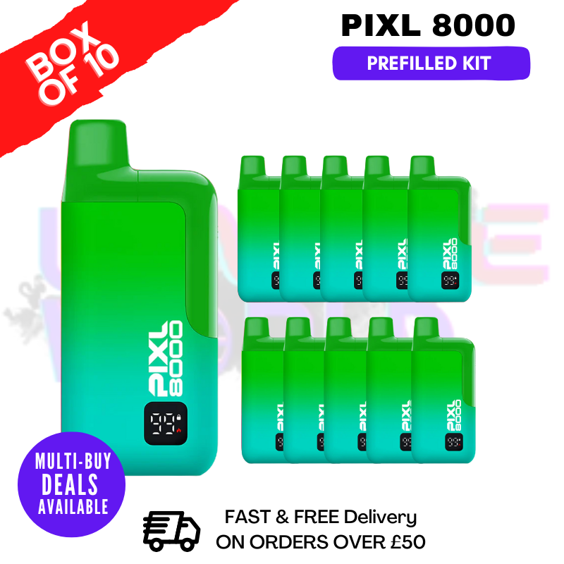 Fresh Mint pixl 8000 Kits Box Of 10 - ukvapeworld