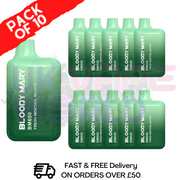 Fresh Menthol Mojito - Bloody Mary 600Puff Box of 10 - UK Vape World