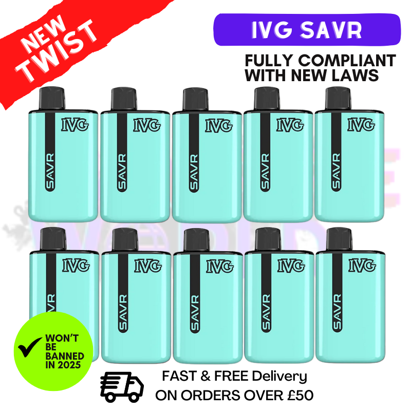 Fresh Menthol Mojito IVG Savr 3K Puff Box Of 10