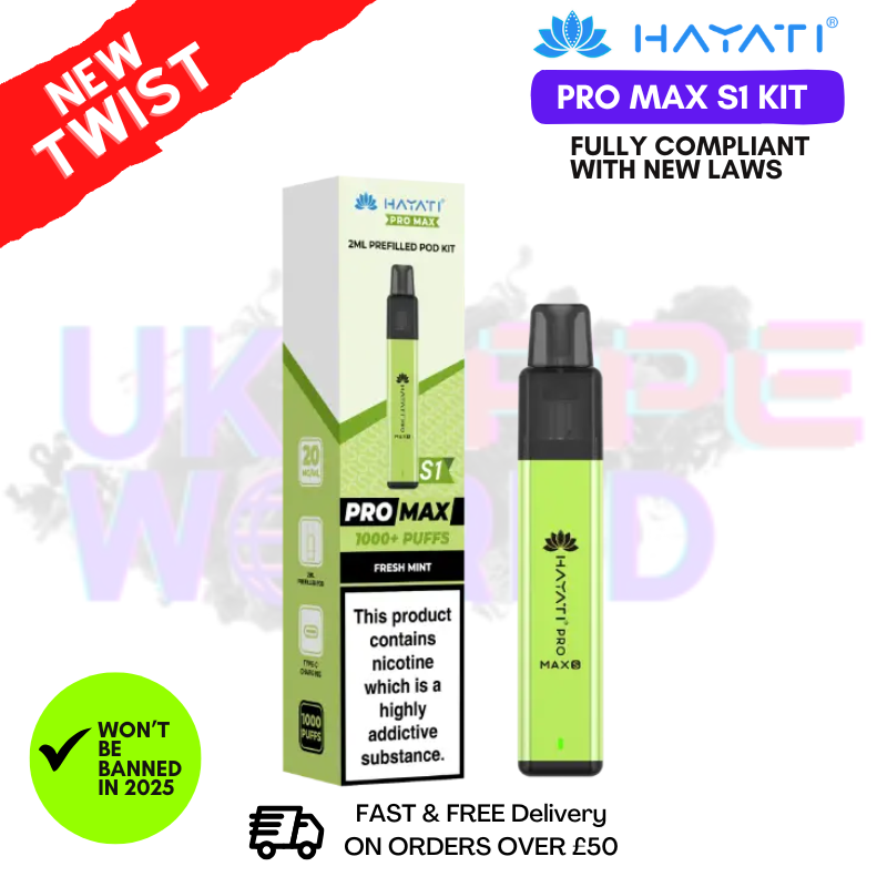 Fresh Mint Hayati S1 Pro Max Kit - £3.99 - UK Vapeworld