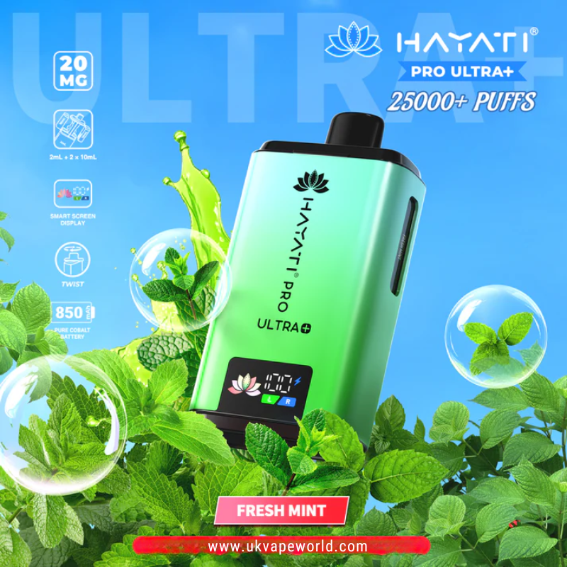 Fresh Mint Hayati Pro Ultra Plus 25000 Prefilled Pod Kit