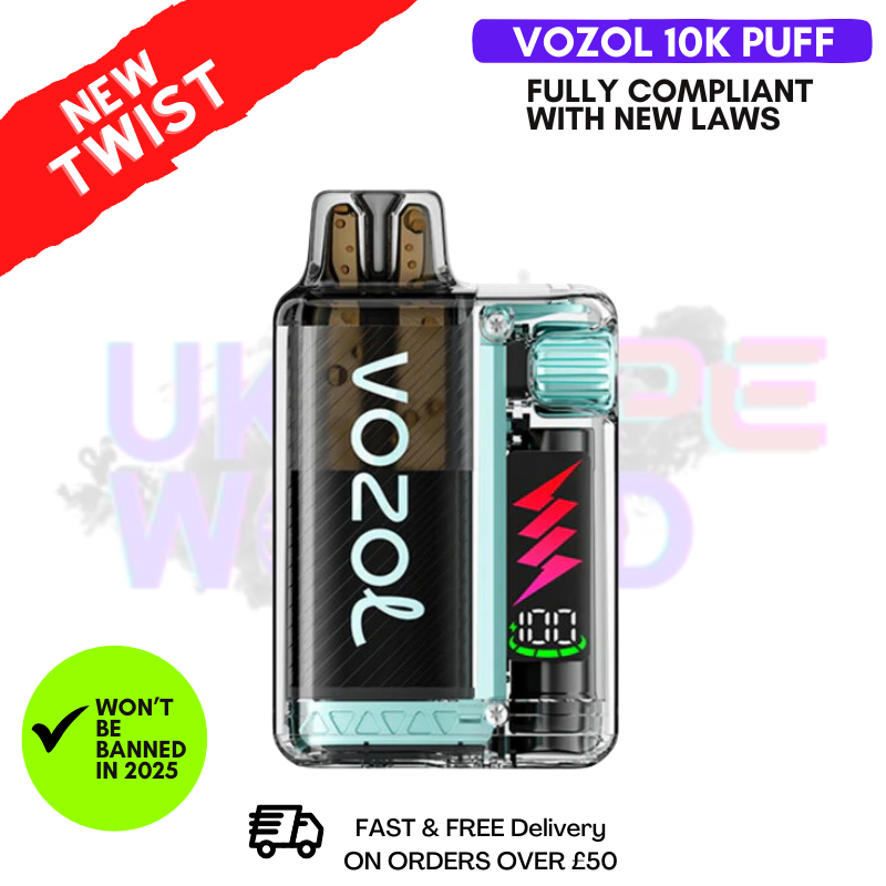 Shop Fresh Mint Vozol 10000 10K Puff Vista Plug Kit - UK Vape World