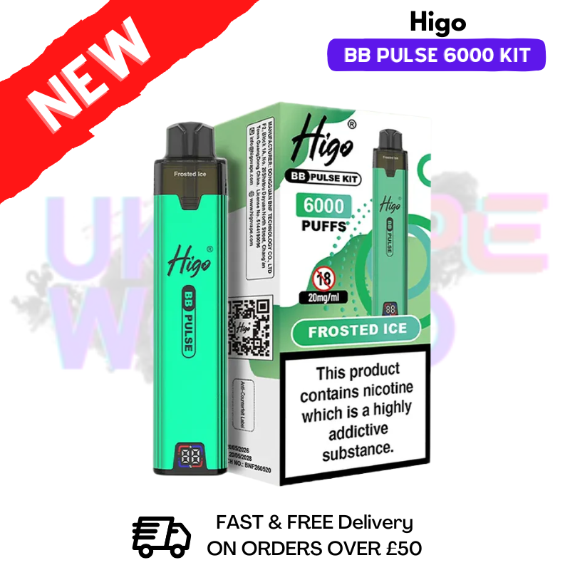 Frosted Ice Higo BB Pulse 6000 Prefilled Pod Kit - ukvapeworld