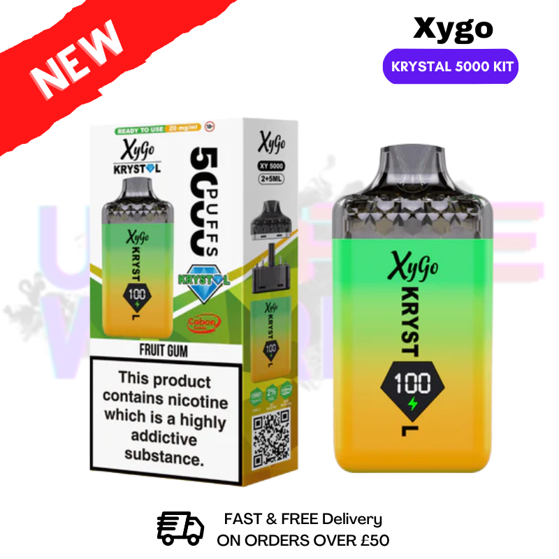 Fruit Gum Xygo Krystal 5000 Pod Kit - Only £6.39 - ukvapeworld
