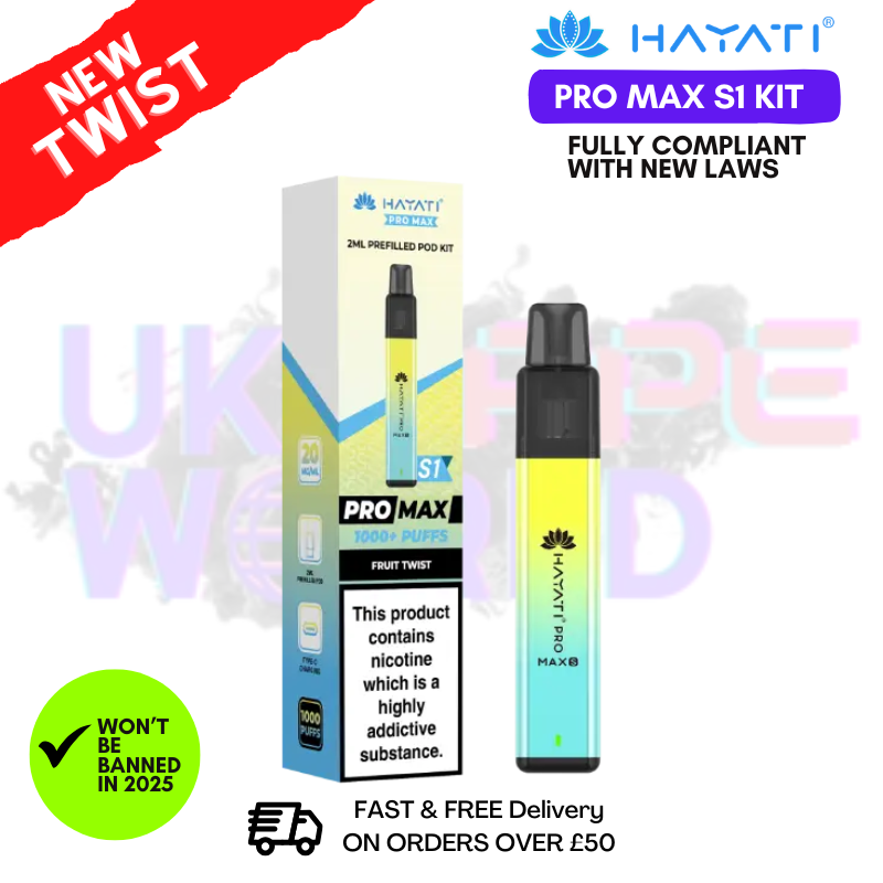 Fruit Twist Hayati S1 Pro Max Kit - £3.99 - UK Vapeworld