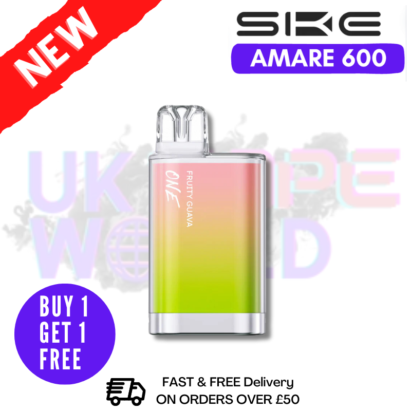 Shop SKE Amare Crystal One Fruity Guava Disposable - UK Vape World