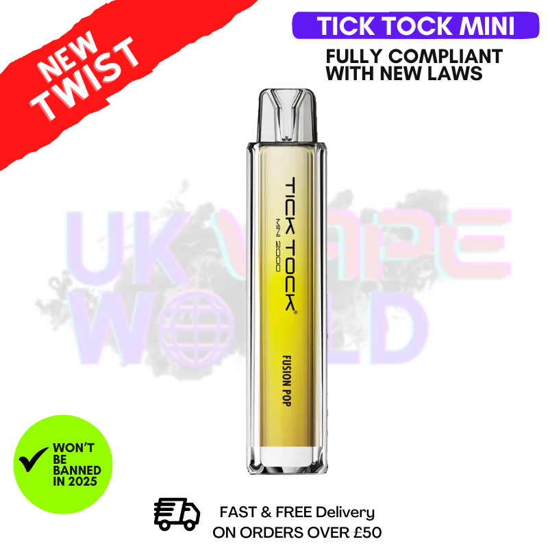 Fusion Pop Tick Tock Mini 2000 Puff Kit