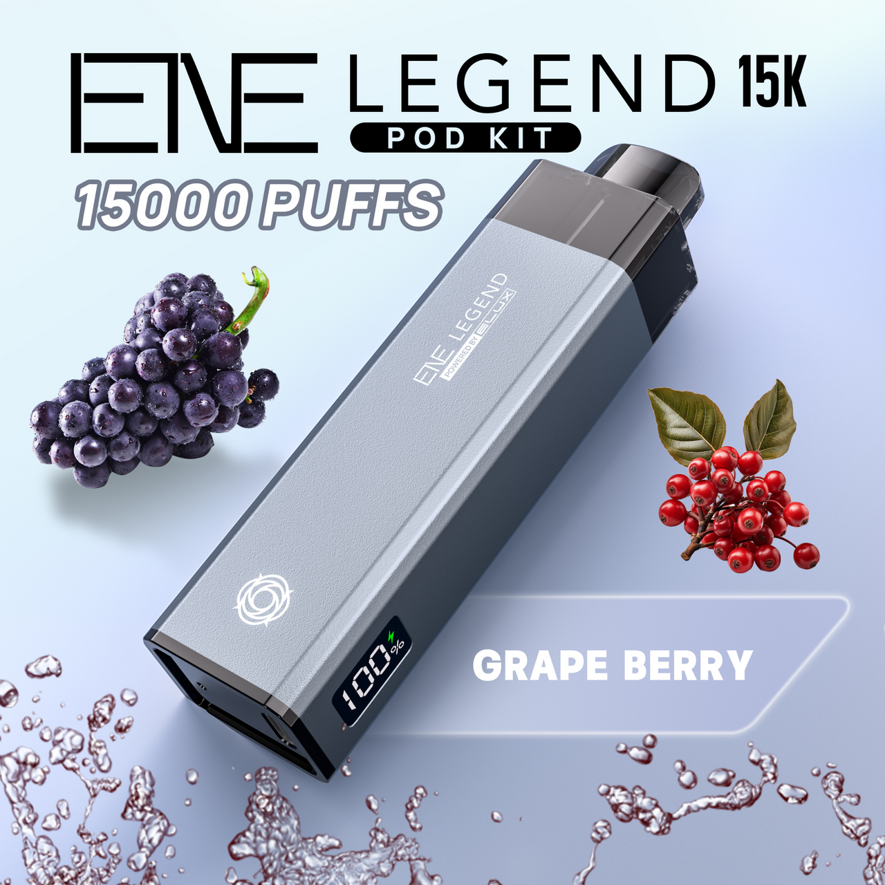 Grape Berry Elux Legend 15K Puff Prefilled Pod Kit - £7.99 - ukvapeworld