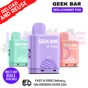 Shop Geek Bar Up 10K Replacement Pods - 4 For £18 - UK Vape World