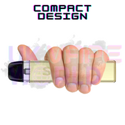 Compact Design Of Apricot Yellow GeekVape Sonder Q2 Pod Vape Kit