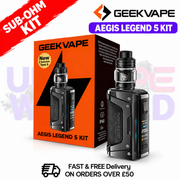 Carbon Black GeekVape Aegis Legend 5 L500 Kit - ONLY £49.99 - UK Vape World