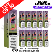 Grape Gummy Bear Elux Legend Nic Salt BOX OF 10