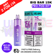 Grape Ice Big Bar 15K Prefilled Pod Kit - £7.89 - ukvapeworld