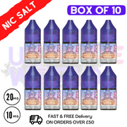 Shop Grape Ice RandM Tornado 7000 Nic Salt BOX OF 10 - UK Vape World