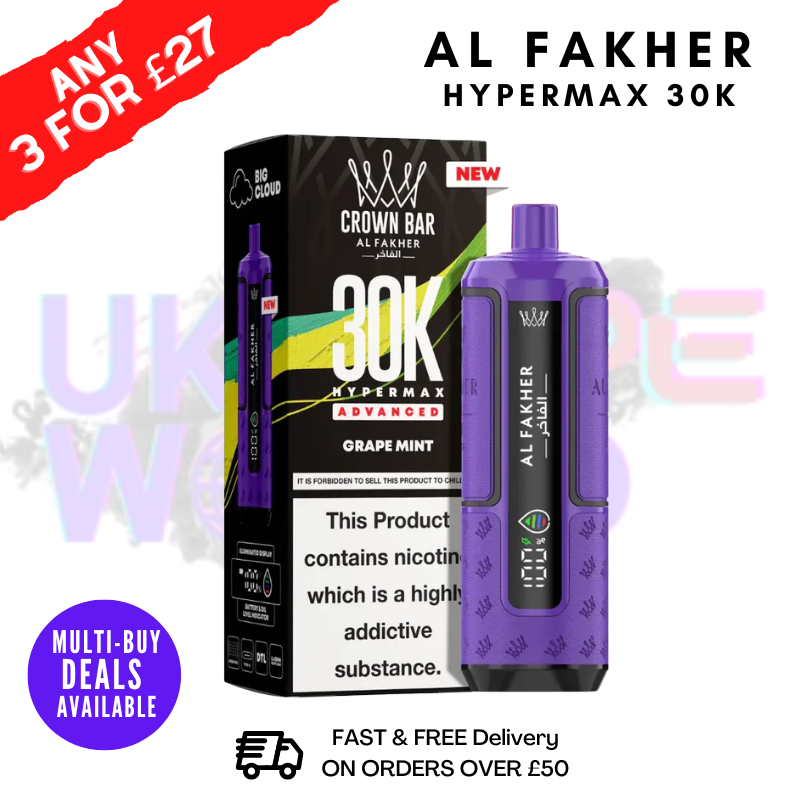 Gum Mint Al Fakher 30K HyperMax Pod Kit - ukvapeworld