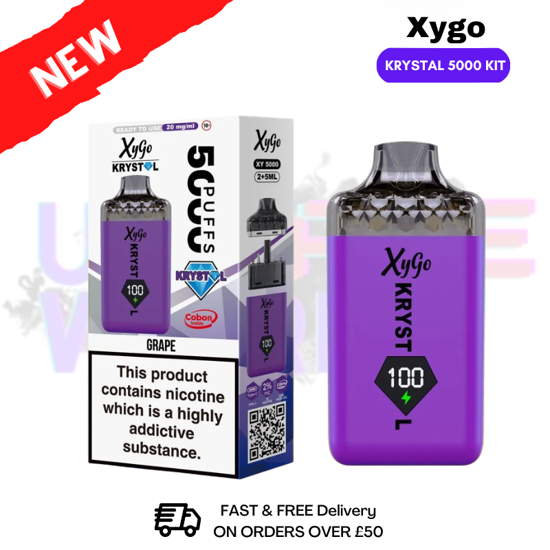 Grape Xygo Krystal 5000 Pod Kit - Only £6.39 - ukvapeworld