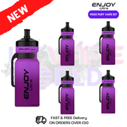 Grape Enjoy Ultra 9000 Puff Vape Kit Box Of 5 - ukvapeworld