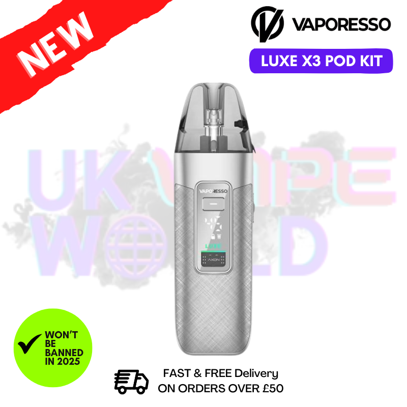 Gray Silk Vaporesso Luxe X3 Pod Kit - ukvapeworld