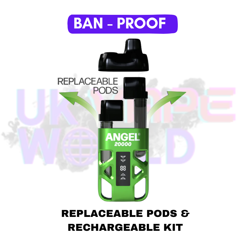 Green Edition Angel Bar 20K Puff Twist Prefilled Pod Kit