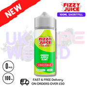 Shop Green Apple Kiwi Fizzy Juice 100ml E-Liquid - UK Vape World