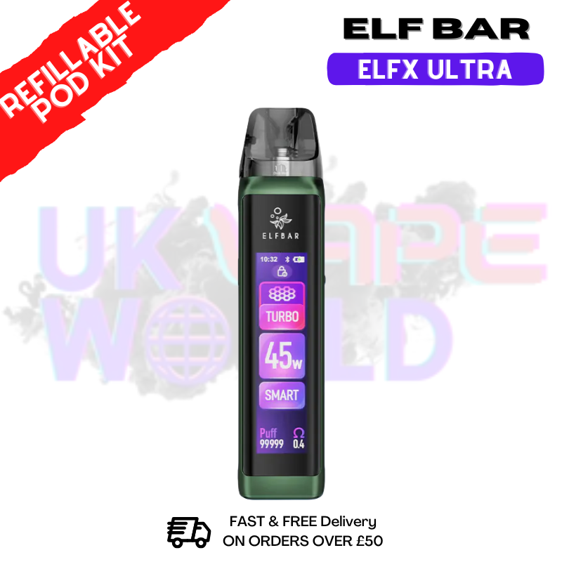 Elf Bar ELFX Ultra Pod Kit - Lowest Price Elf Bar ELFX Ultra Pod Kit - Lowest Price