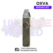 Green Leather Oxva Nexlim 2 Pod Kit - UK Vapeworld