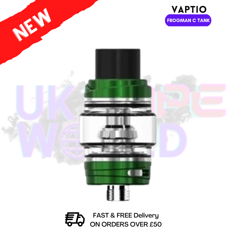 Green Vaptio Frogman C Tank - Only £9.99 (C) - UKVAPEWORLD