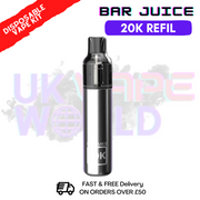 Shop Grey Bar Juice 20K Puff Refil Disposable Kit + FREE Eliquid - UK Vape World