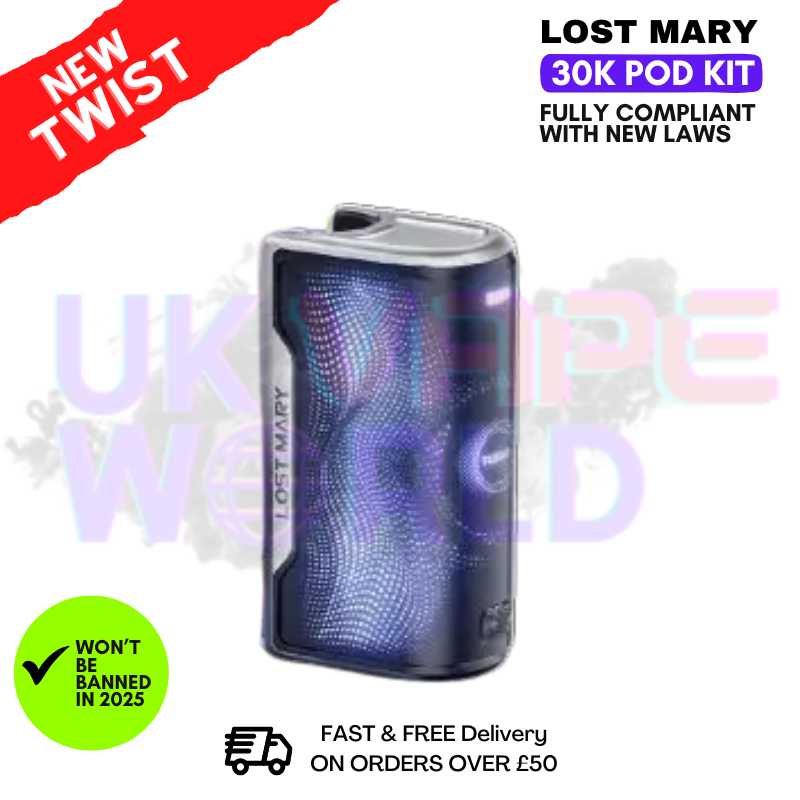 Shop Grey Lost Mary Nera 30K (Device Only) - £6.99 - UK Vape World
