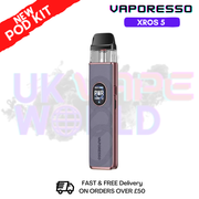 Grey Leather Vaporesso Xros 5 Pod Vape Kit - ukvapeworld