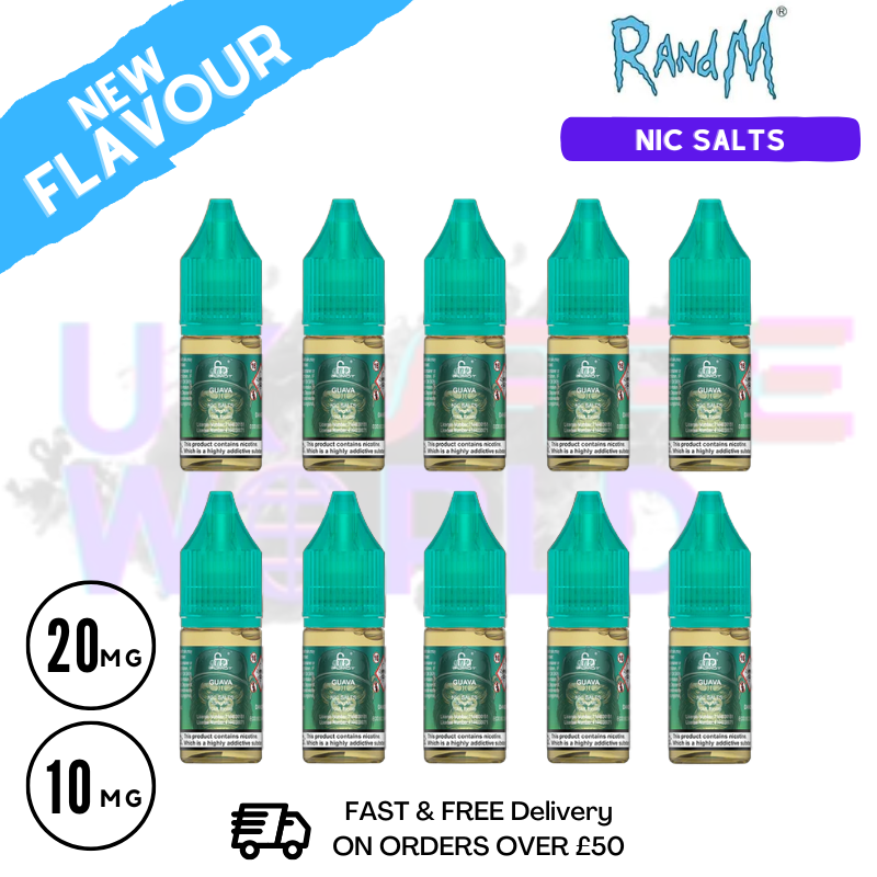 Guava RandM Tornado 7000 Nic Salt BOX OF 10