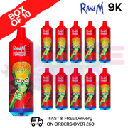 Shop Guava ICE 9K Tornado 9000 Puff Bar R and M Pack Of 10 - UK Vape World