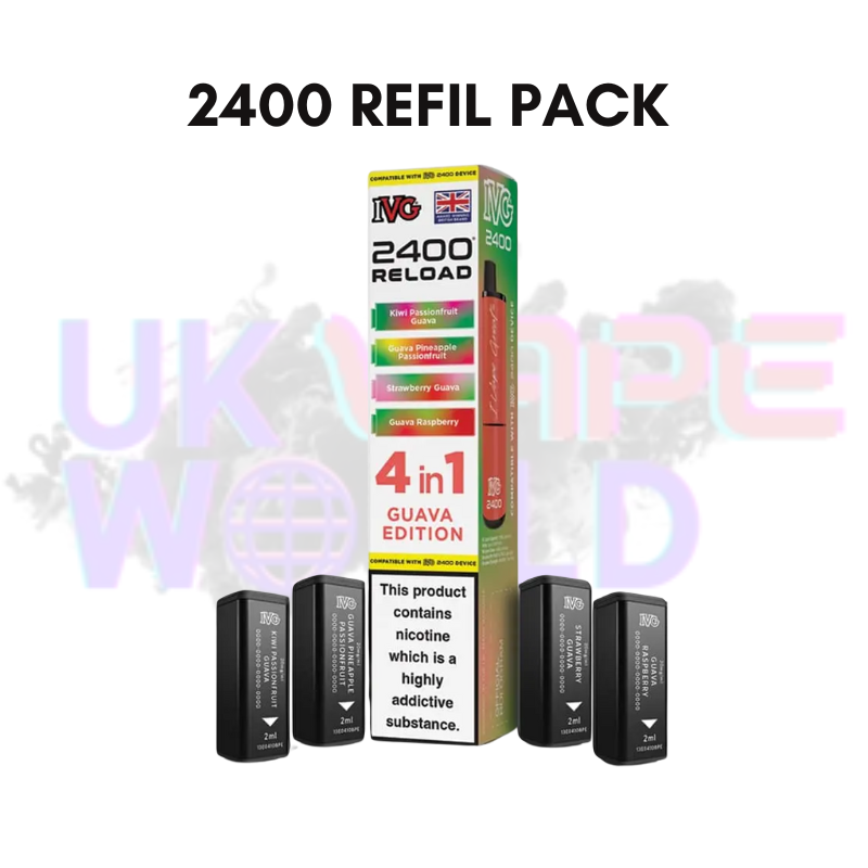 Guava Edition IVG 2400 RELOAD Pods - Box Of 10