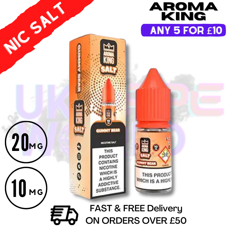Gummy Bear - Aroma King Nic Salt - UK Vape World