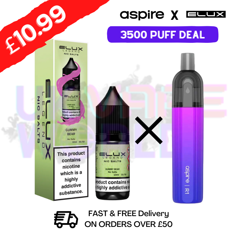 Gummy Bear Elux Legend 3500 Puff Kit Bundle Gummy Bear Elux Legend 3500 Puff Kit Bundle