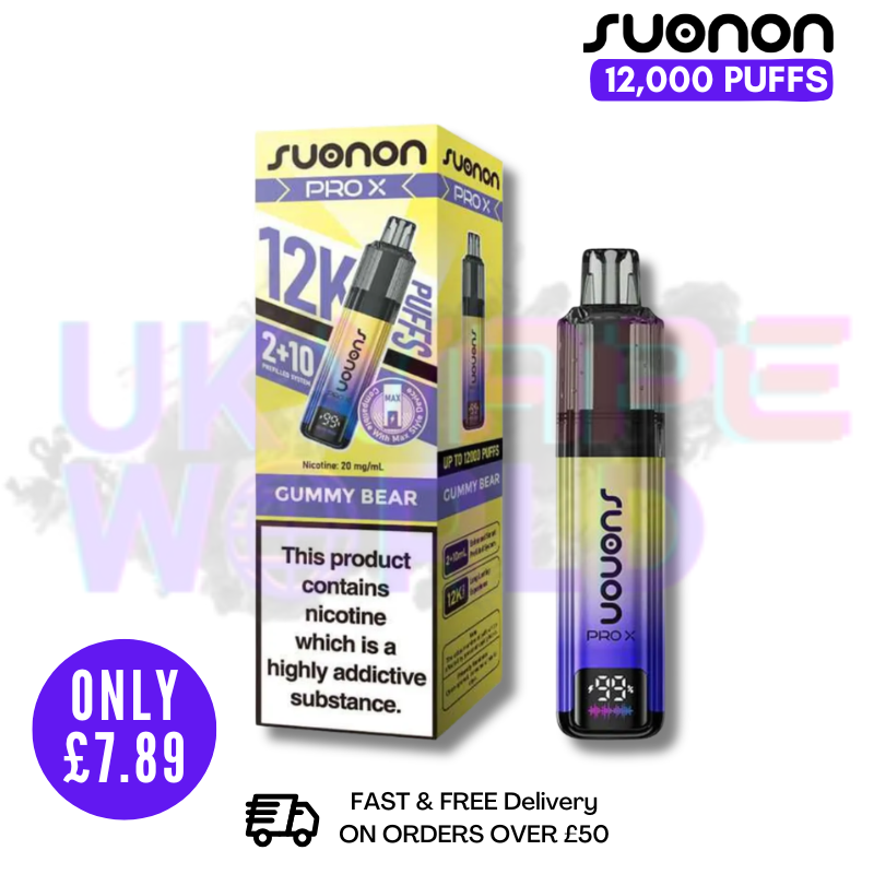 Shop Gummy Bear Suonon Pro X 12K Pod Kit - Only £7.89 - UK Vape World