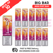 Shop Gummy Bear Feoba Big Bar 6000 Puff 6K Box Of 10 - UK Vape World