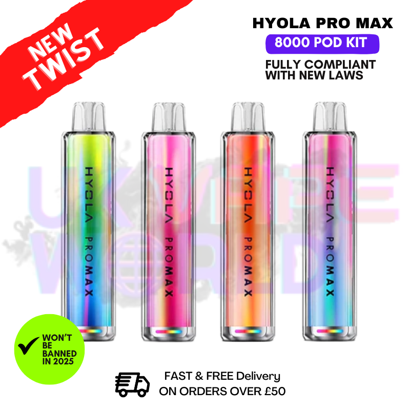Hyola Pro Max 8000 Puff 8K Kit - ANY 2 FOR 15 Hyola Pro Max 8000 Puff 8K Kit - ANY 2 FOR 15