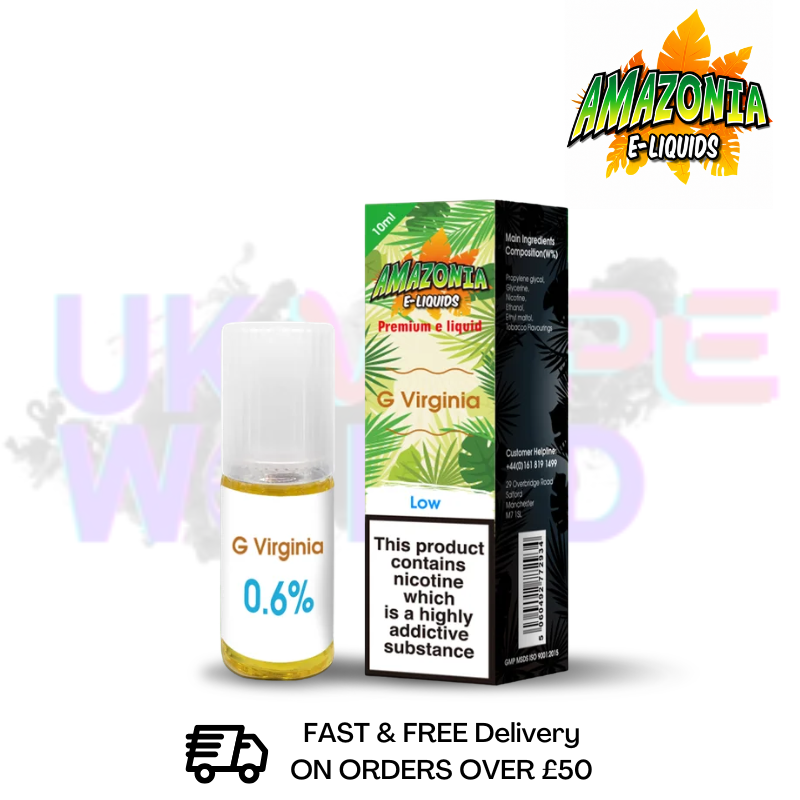 Amazonia 10ml H Tobacco Eliquid Only £2.99 (PCS) - UK Vapeworld